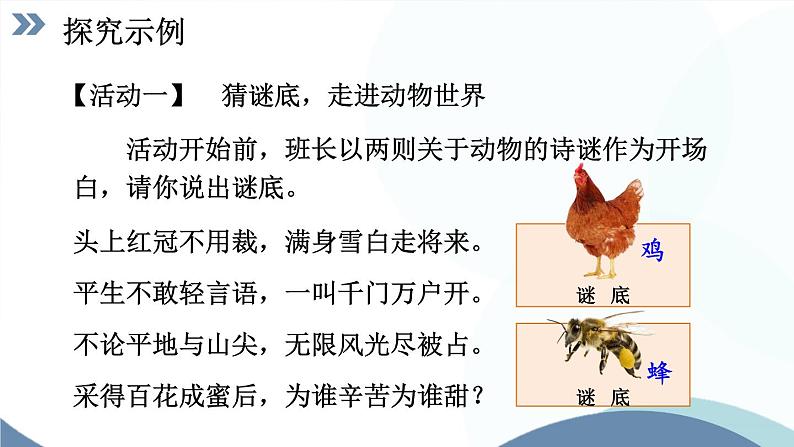 部编版语文七年级上册 任务2 亲近动物，丰富生命体验 课件第4页