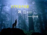 【任务型教学】2024修订版部编初中语文七上20《狼》 课件+教案+导学案（师生版）+同步测试（含答案）