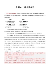专题03  综合性学习-2024年中考语文真题分类汇编（全国通用）（教师卷+学生卷）