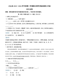 河北省石家庄市正定县2023-2024学年七年级下学期期末语文试题（解析版）