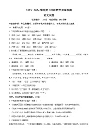 辽宁省抚顺市望花区2023-2024学年七年级下学期期末语文试题（原卷版+解析版）