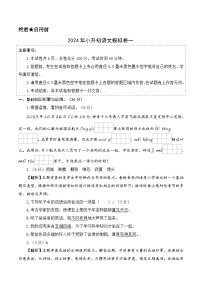 语文-2024年秋季七年级入学分班考试模拟卷（广东专用）06（解析+原卷+答题卡+答案及评分标准）