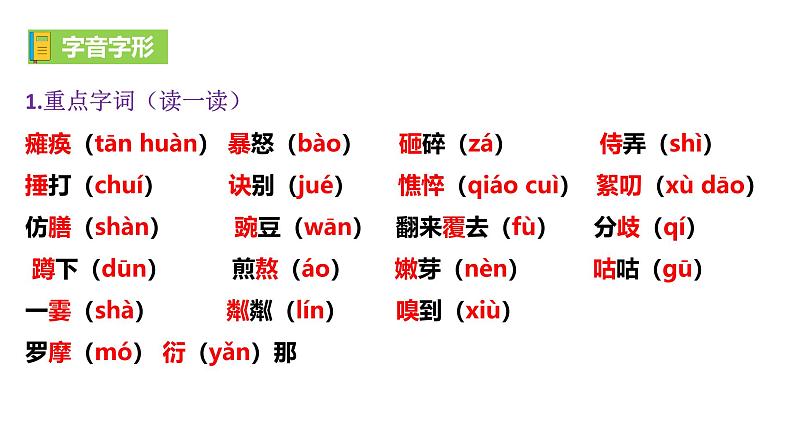 2024修订版部编语文七上第2单元复习讲义+课件02
