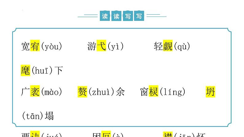 【核心素养】部编版语文九年级上册 第10课《精神的三间小屋》同步课件+同步练习07