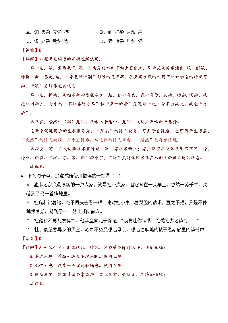 【核心素养】部编版语文九年级上册 第17课《孤独之旅》同步课件+同步练习02