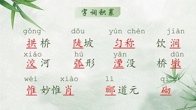 人教部编版初中语文八年级上册《18.中国石拱桥》 课件+教案08