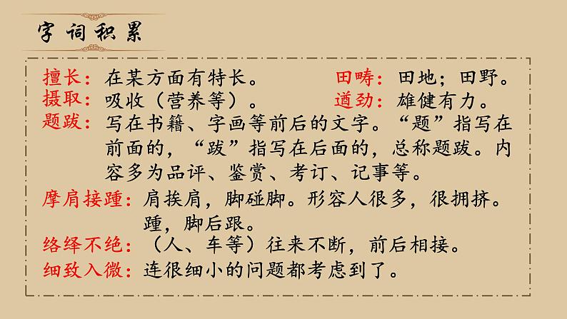 人教部编版初中语文八年级上册《22. 梦回繁华》 课件+教案08