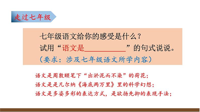 部编初中语文八上开学第一课课件04