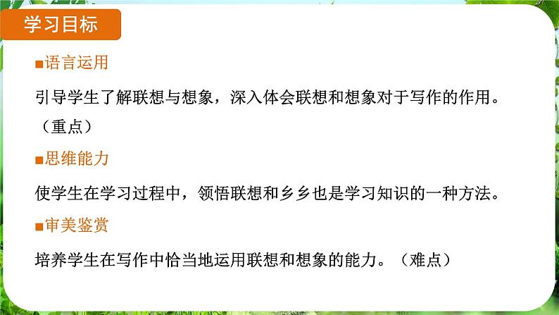 写作 发挥联想和想象（课件）-2024-2025学年七年级语文上册同步备课课件（统编版2024）02