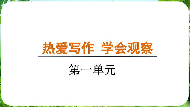 写作 热爱生活，热爱写作（课件）-2024-2025学年七年级语文上册同步备课课件（统编版2024）01