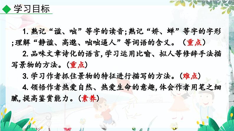 语文 部编版 七年级上册 第1单元 3 雨的四季 PPT课件05