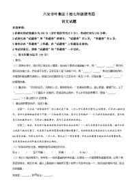 安徽省六安市叶集区十校2023-2024学年七年级下学期期末语文试题（原卷版+解析版）