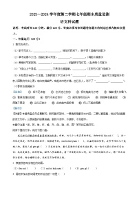 广东省汕头市潮阳区2023-2024学年七年级下学期期末语文试题（解析版）