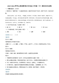 山东省青岛市市北区2023-2024学年八年级下学期期末语文试题（解析版）