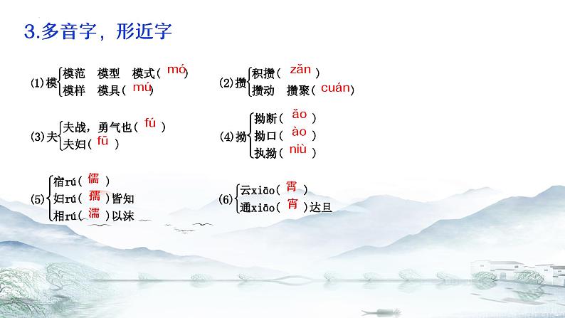 第三单元 单元复习课件 七年级语文上册同步（统编版2024）第5页