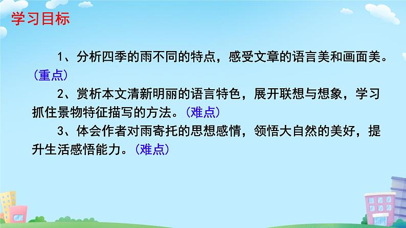 3  雨的四季 课件 初中语文人教部编版（2024）七年级上册02