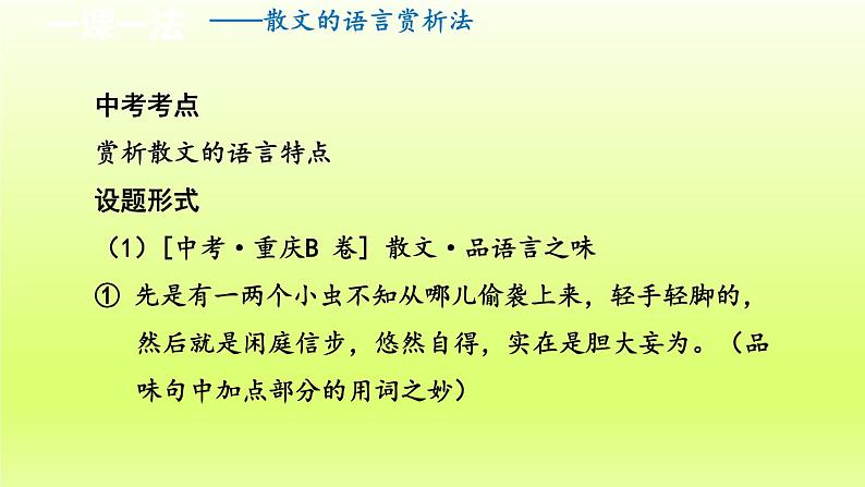2024八年级语文上册第四单元17昆明的雨教学课件（部编版）07