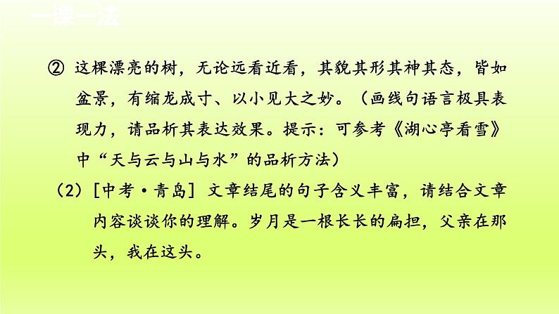 2024八年级语文上册第四单元17昆明的雨教学课件（部编版）08