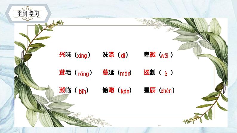 部编版初中语文PPT课件八年级上四单元散文两篇07