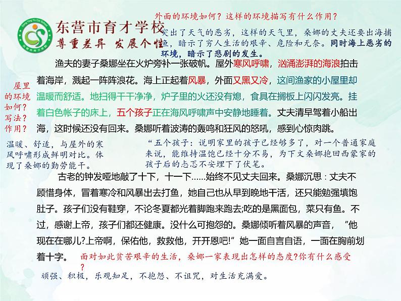 人教部编版（五四版）语文六上 15 穷人 课件08