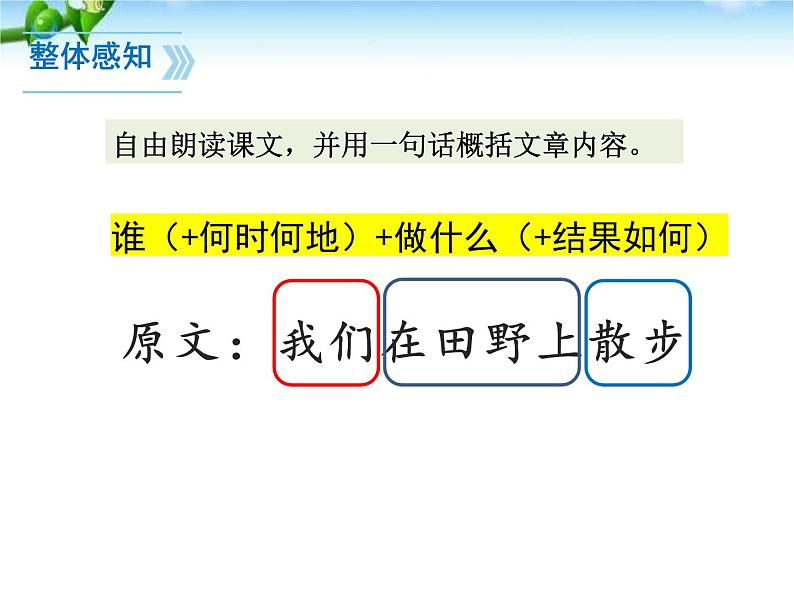 统编版五四制（上海专用）语文七年级上册 第06课 散步（教学课件）第6页