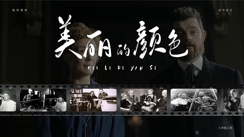 部编版八年级语文上册第9课《美丽的颜色》优质课件01