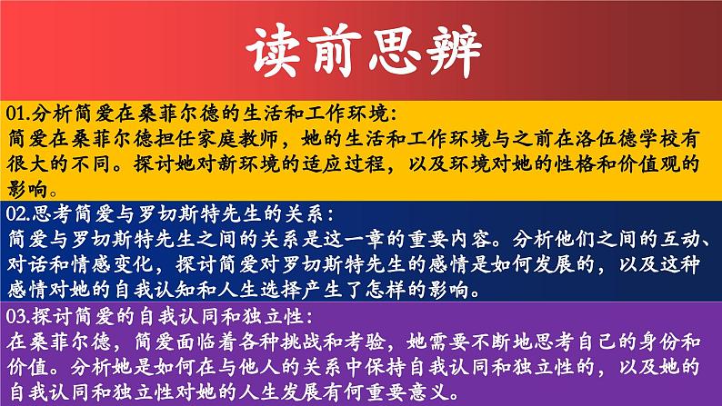 11.第十一章 在桑菲尔德-《简·爱》整本书思辨性阅读 课件PPT第3页
