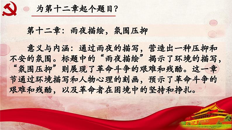 12.第十二章-整本书阅读系列之《红岩》思辨性阅读 课件PPT第3页