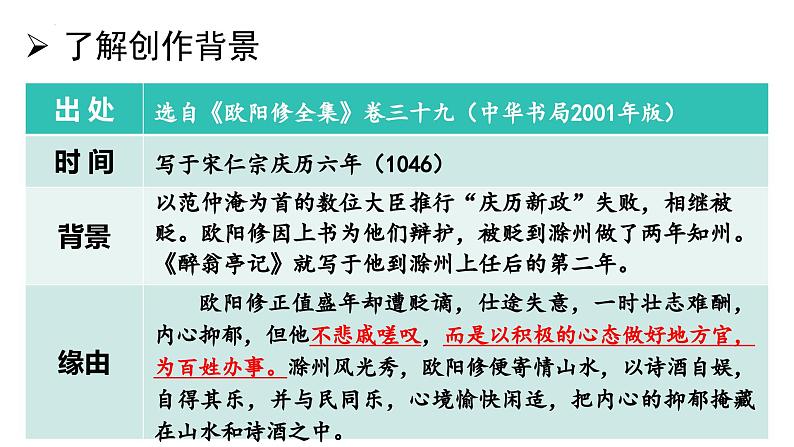 统编版语文九年级上册第12课《醉翁亭记》（课件）第5页