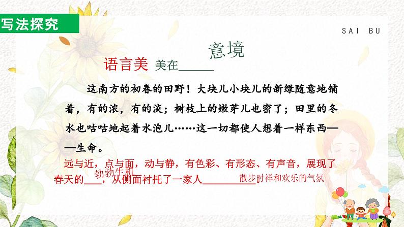 部编版七上语文第6课《散步》课件（第2课时）04