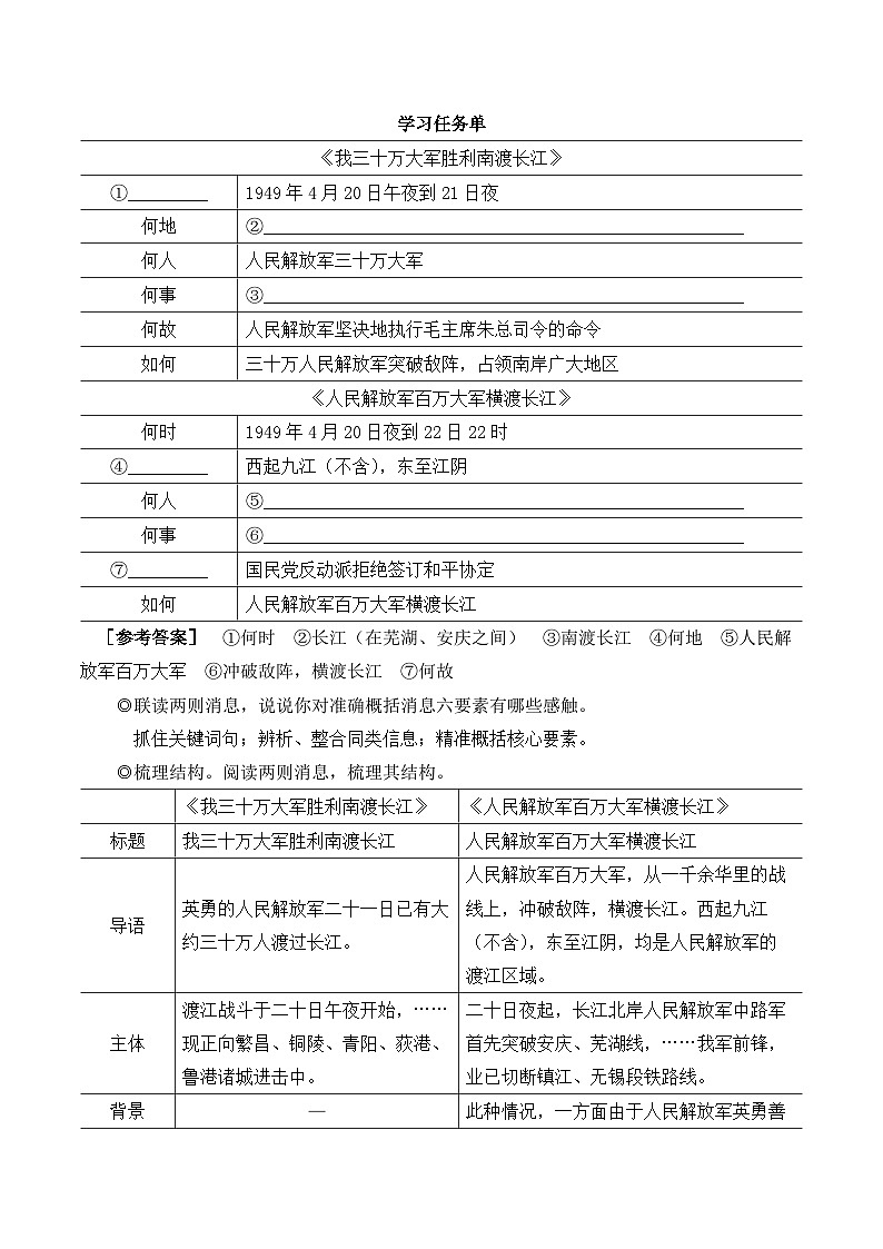 部编版八年级语文上册1 消息二则（优质课教学设计）02
