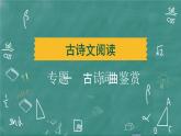 24春中考语文 习题课件 古诗词阅读 专题一  古诗词曲鉴赏