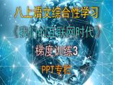 人教部编版八上语文综合性学习《我们的互联网时代》梯度训练3 PPT版