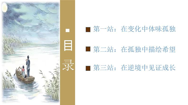 部编版九上语文第17课《孤独之旅》PPT第3页