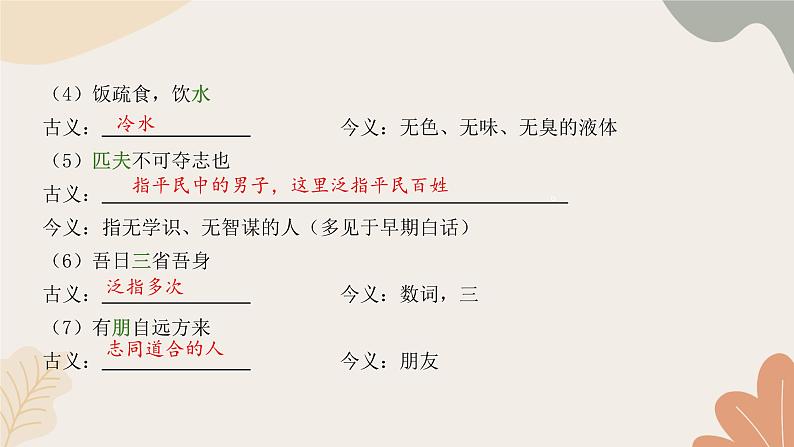 统编版（2024）七年级语文上册 12《论语》十二章习题课件06