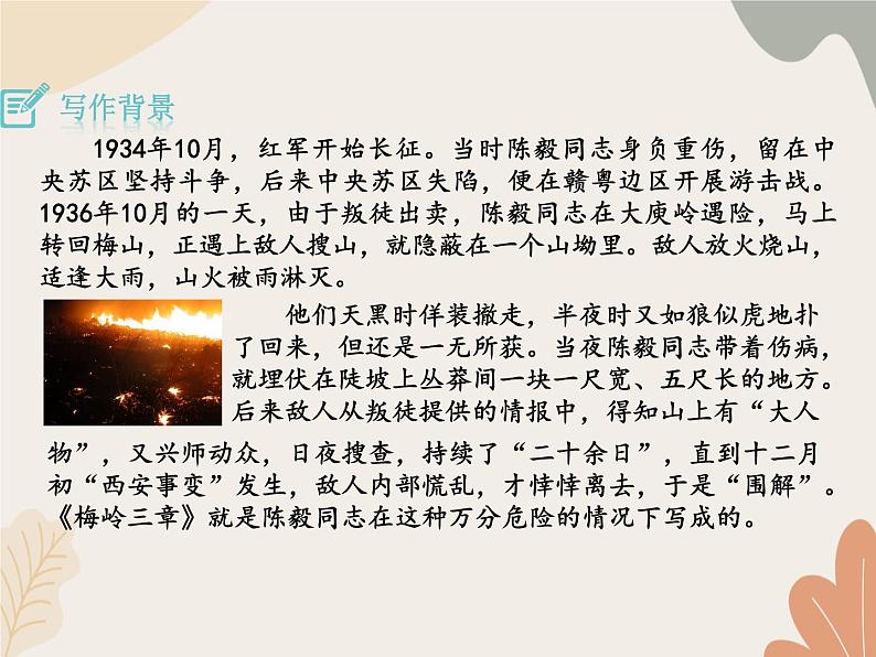 部编版（2024）七年级语文上册 15 梅岭三章课件08