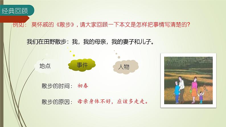 课件：部编版初中语文七年级上册第二单元单元写作　学会记事第7页