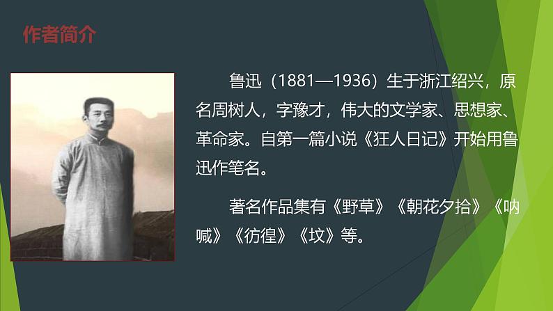 课件：部编版初中语文八年级上册第二单元第6课 藤野先生第2页