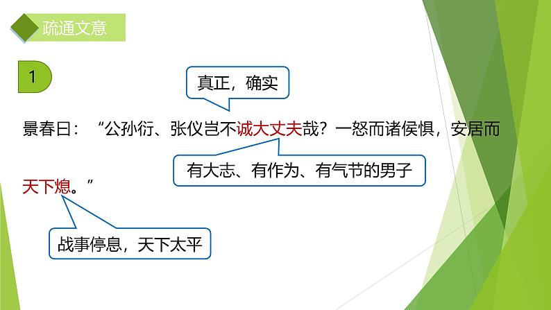 课件：部编版初中语文八年级上册第六单元第23课 《孟子》三章——富贵不能淫第4页