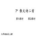7散文詩二首-2024-2025學年七年級語文上冊同步精品課件（統(tǒng)編版2024）