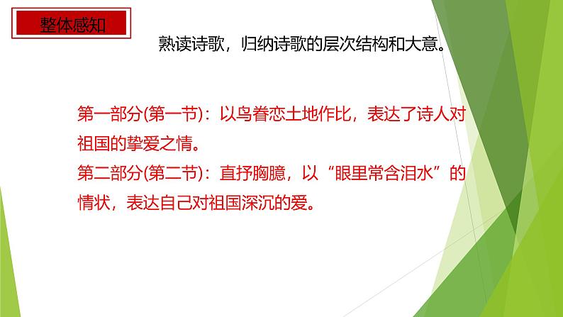 课件：部编版语文九年级上册第3课 我爱这土地第8页