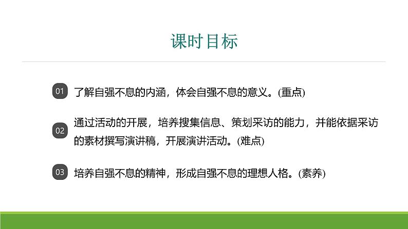 课件：部编版语文九年级上册第二单元　综合性学习　君子自强不息第2页