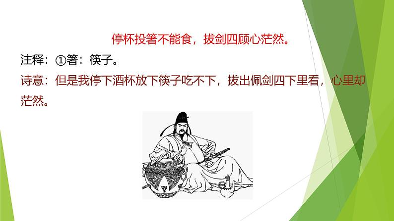 课件：部编版语文九年级上册第14课 诗词三首——《行路难（其一）》08