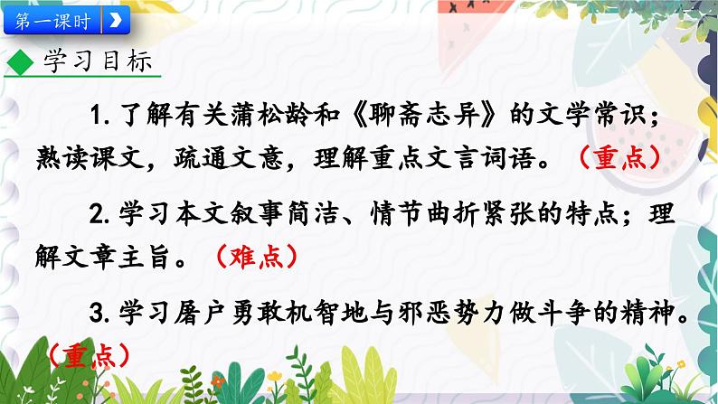 人教版（2024)语文七年级上册 第5单元 20 狼 PPT课件+教案+练习+说课稿04