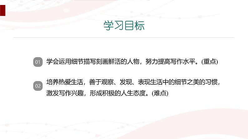 课件：初中语文部编版七年级下册课件、学案及教案第三单元　单元写作　抓住细节第2页