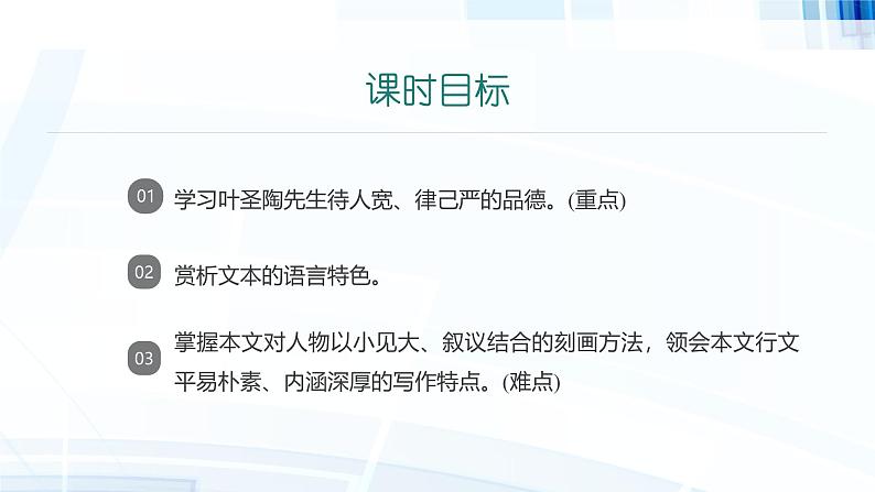 课件：初中语文部编版七年级下册课件、学案及教案第14课 叶圣陶先生二三事 第2课时（精读研析）02