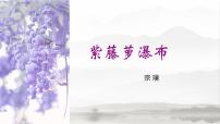 初中语文人教部编版（2024）七年级下册紫藤萝瀑布教学ppt课件