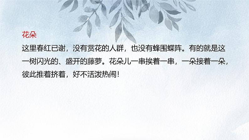 课件：初中语文部编版七年级下册课件、学案及教案第18课 紫藤萝瀑布第7页