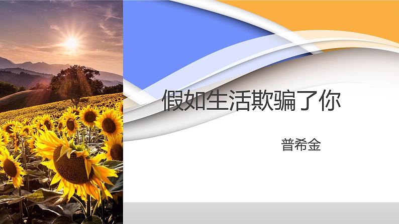 课件：初中语文部编版七年级下册课件、学案及教案第20课 外国诗二首02
