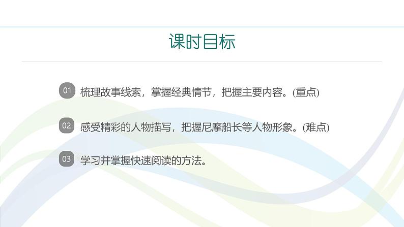 课件：初中语文部编版七年级下册课件、学案及教案第六单元　名著导读　《海底两万里》02